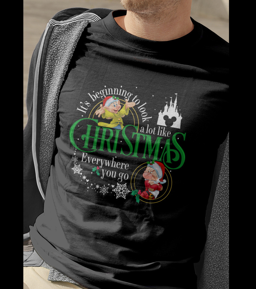 It's Beginning To Look A Lot Like Christmas Everywhere You Go T-Shirt