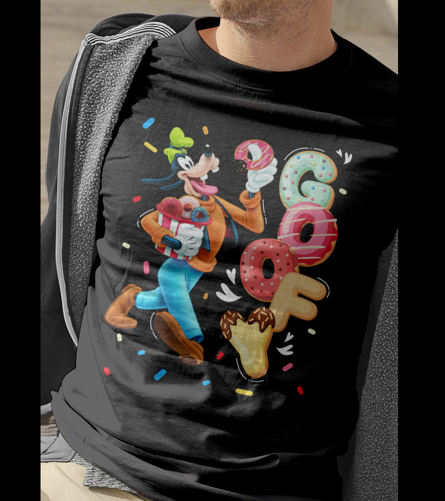 Goofy Donuts Ice Cream Sprinkles Celebration T-Shirt