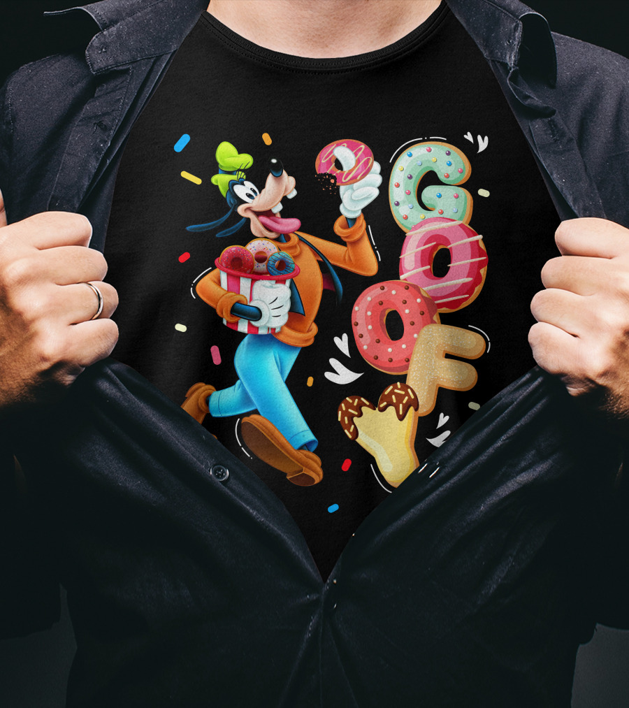Goofy Donuts Ice Cream Sprinkles Celebration T-Shirt