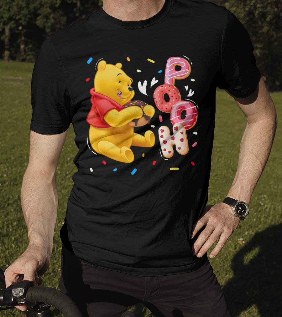Pooh Donut Delight With Sprinkles T-Shirt