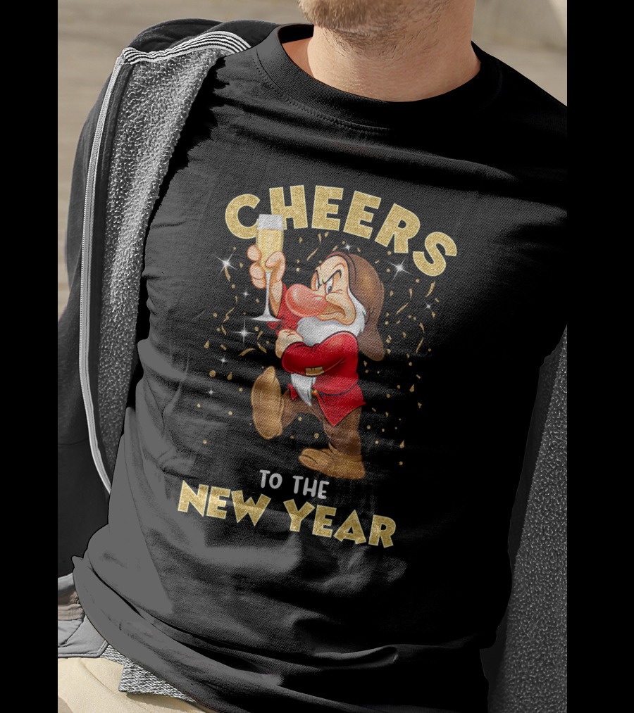 Cheers To The New Year Gr Champagne T-Shirt