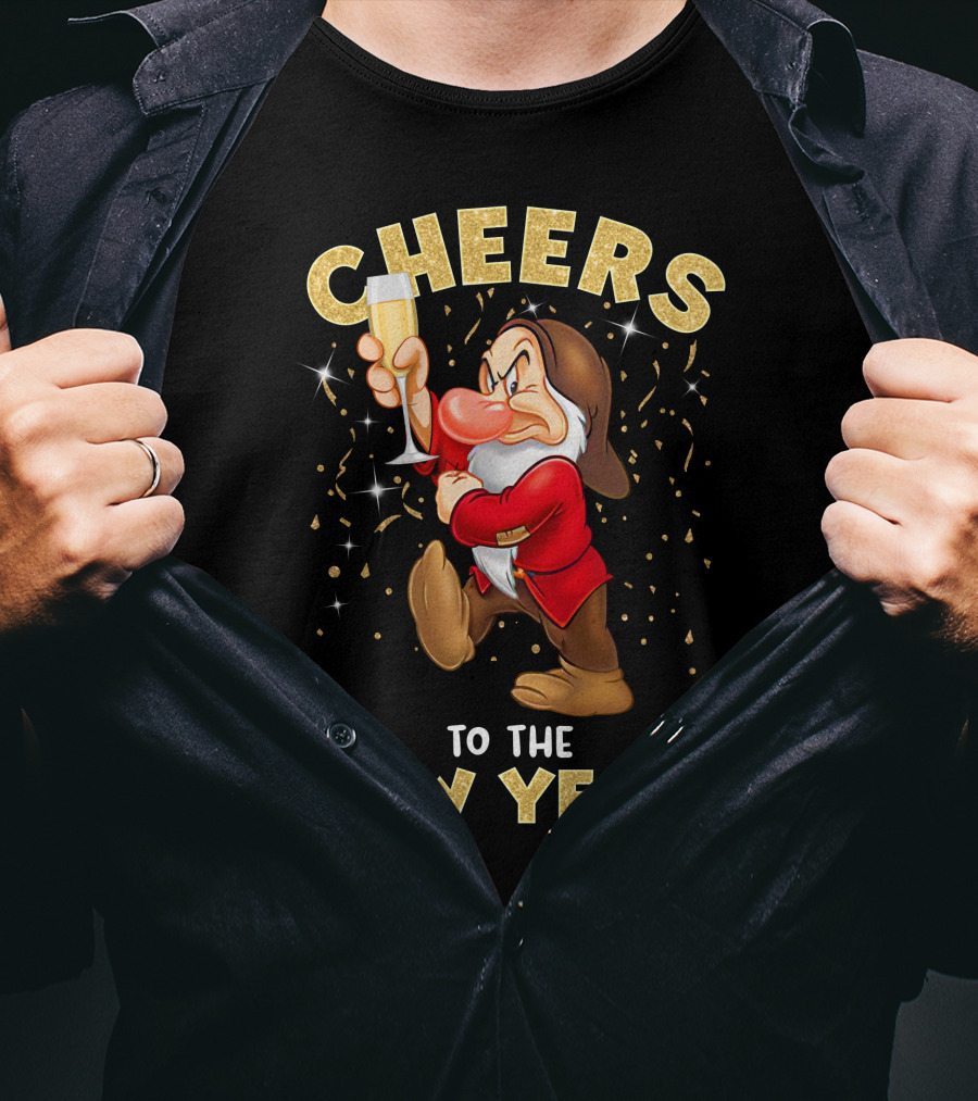 Cheers To The New Year Gr Champagne T-Shirt