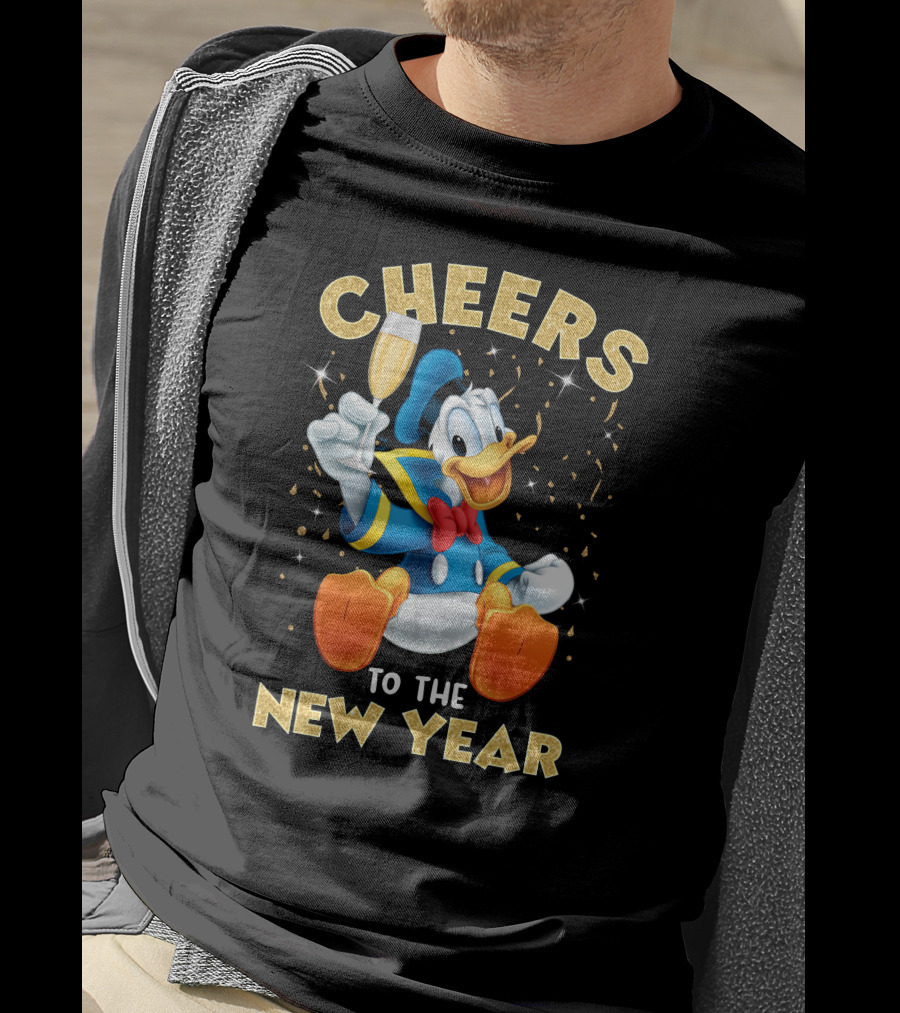 Cheers To The New Year Dn Champagne T-Shirt