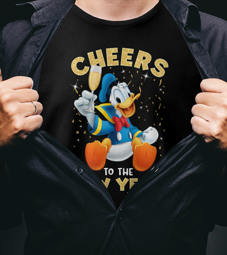 Cheers To The New Year Dn Champagne T-Shirt