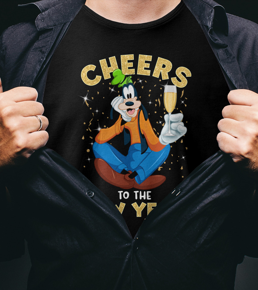 Cheers To The New Year Gf Champagne T-Shirt