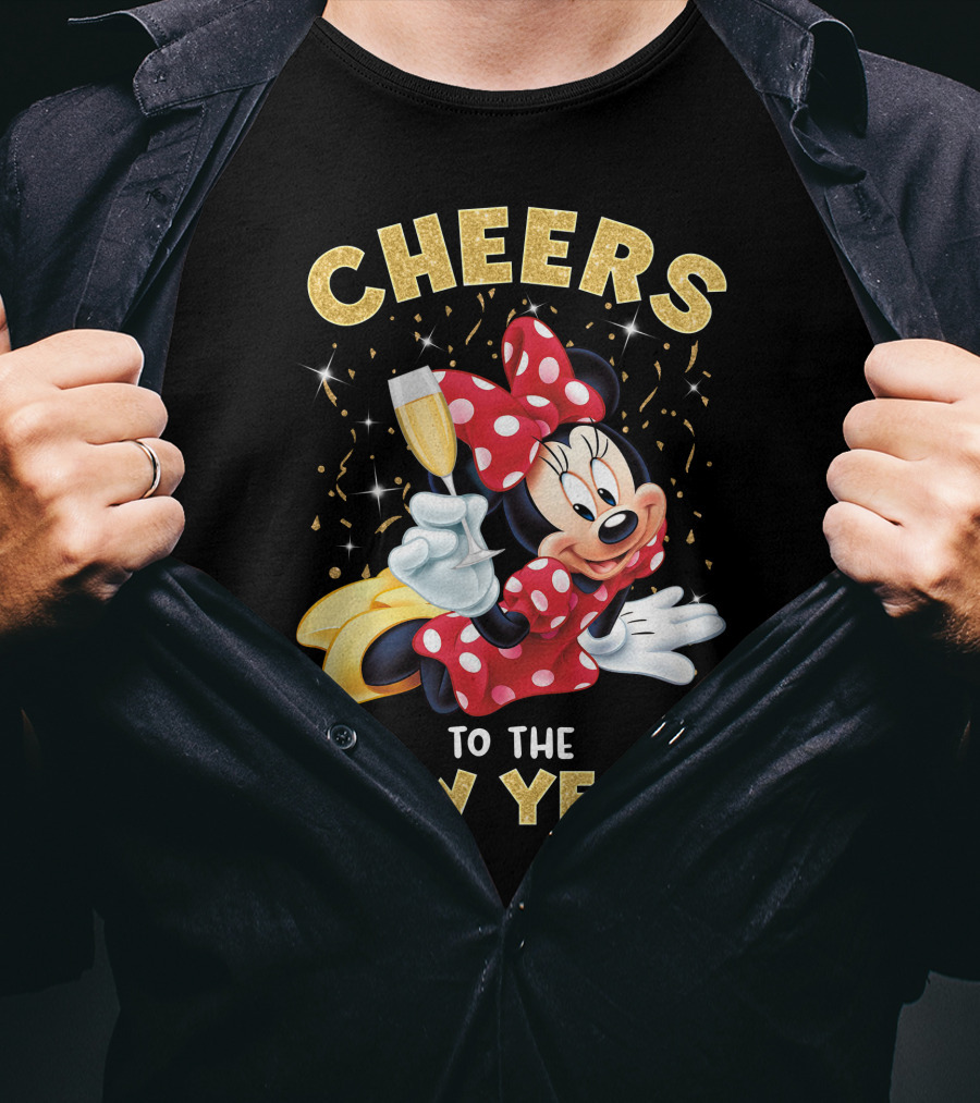 Cheers To The New Year With Champagne Magic T-Shirt