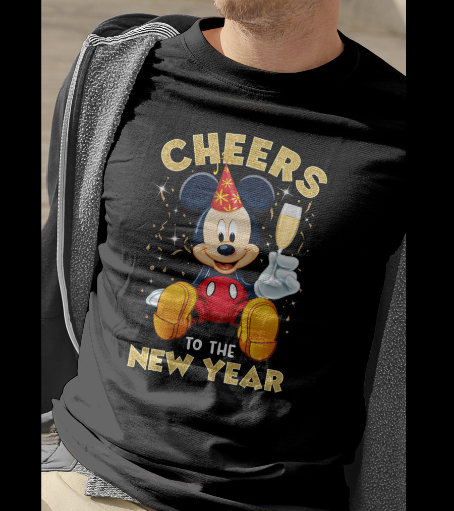 Cheers To The New Year Mk Champagne T-Shirt