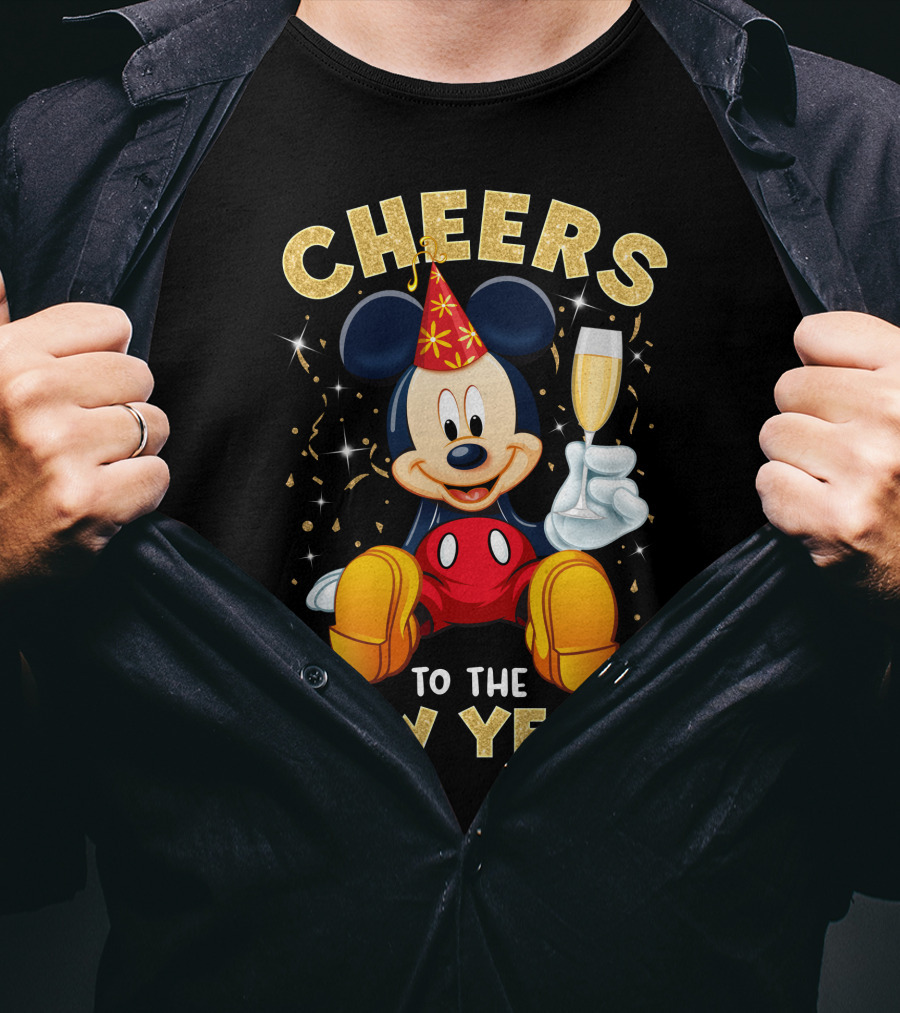 Cheers To The New Year Mk Champagne T-Shirt