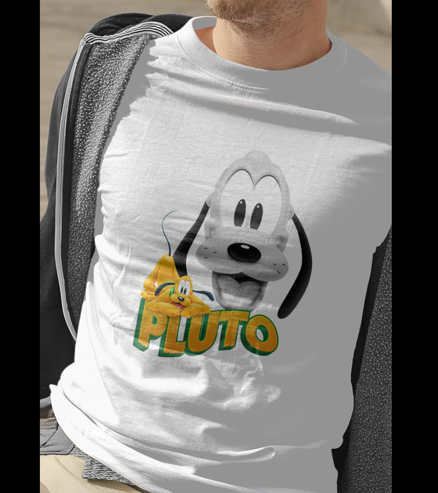 Pluto Cartoon Dog Disney Animation Character T-Shirt