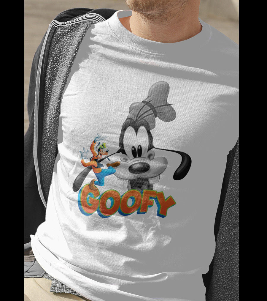 Goofy Disney Character With Classic Animation Style T-Shirt