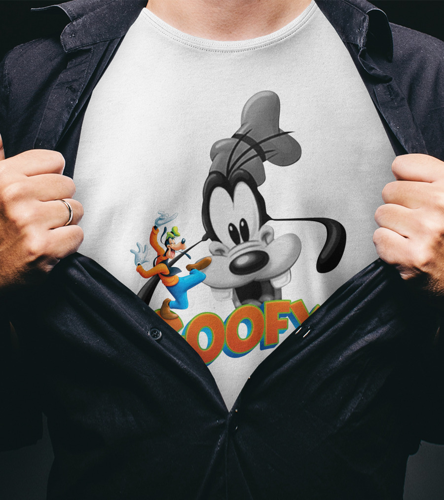 Goofy Disney Character With Classic Animation Style T-Shirt