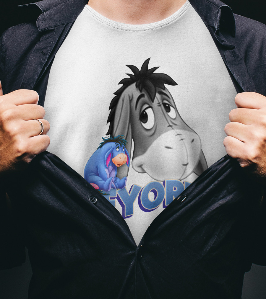 Eeyore Blue And Gray Character Disney T-Shirt