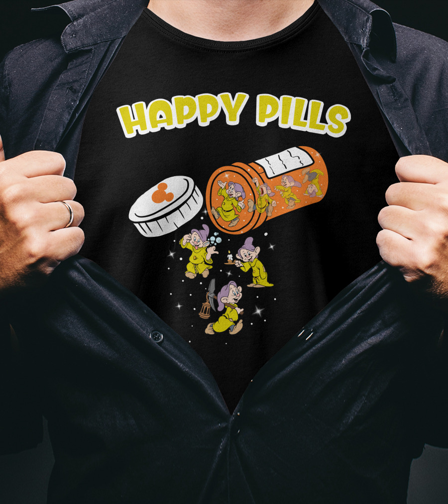 HAPPY PILLS Dopey Dwarf Animation T-Shirt
