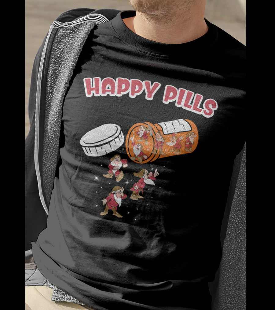HAPPY PILLS Grumpy Seven Dwarfs T-Shirt
