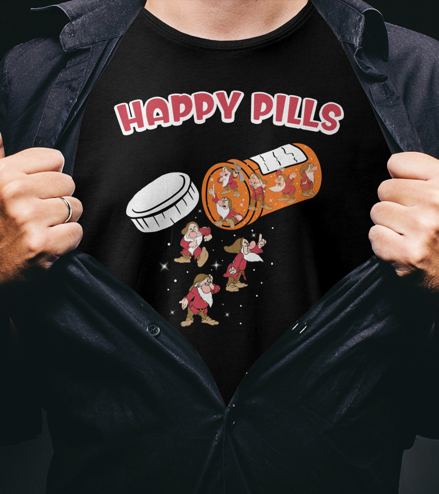 HAPPY PILLS Grumpy Seven Dwarfs T-Shirt