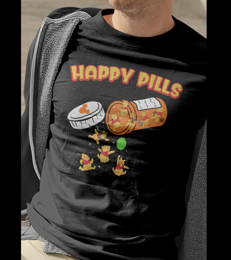 HAPPY PILLS POOH Balloon Fun T-Shirt