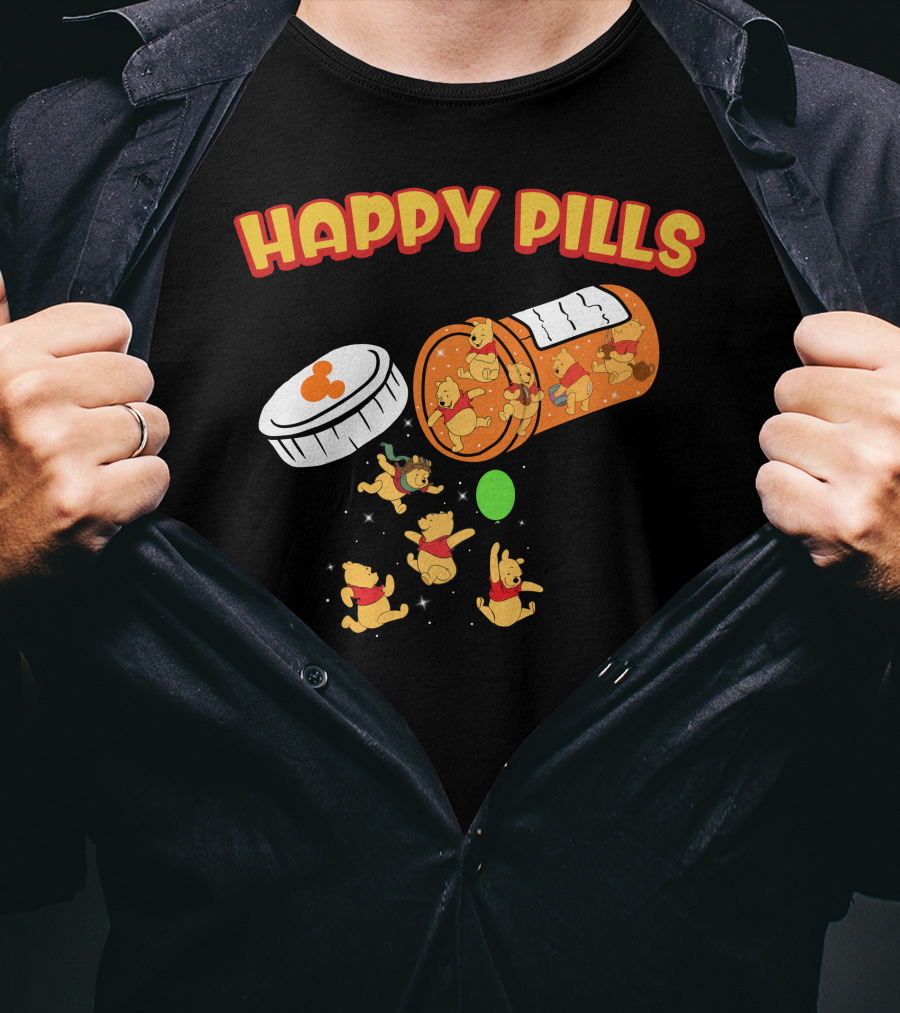HAPPY PILLS POOH Balloon Fun T-Shirt