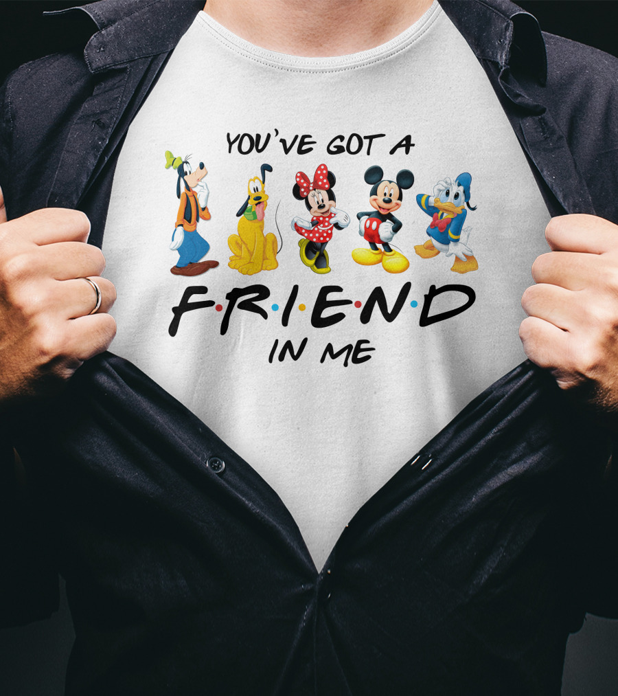 You’ve Got A Friend In Me With Mickey, Minnie, Donald, Goofy, And Pluto T-Shirt