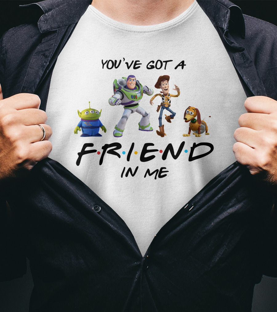 You've Got A Friend In Me Toy Story Characters T-Shirt