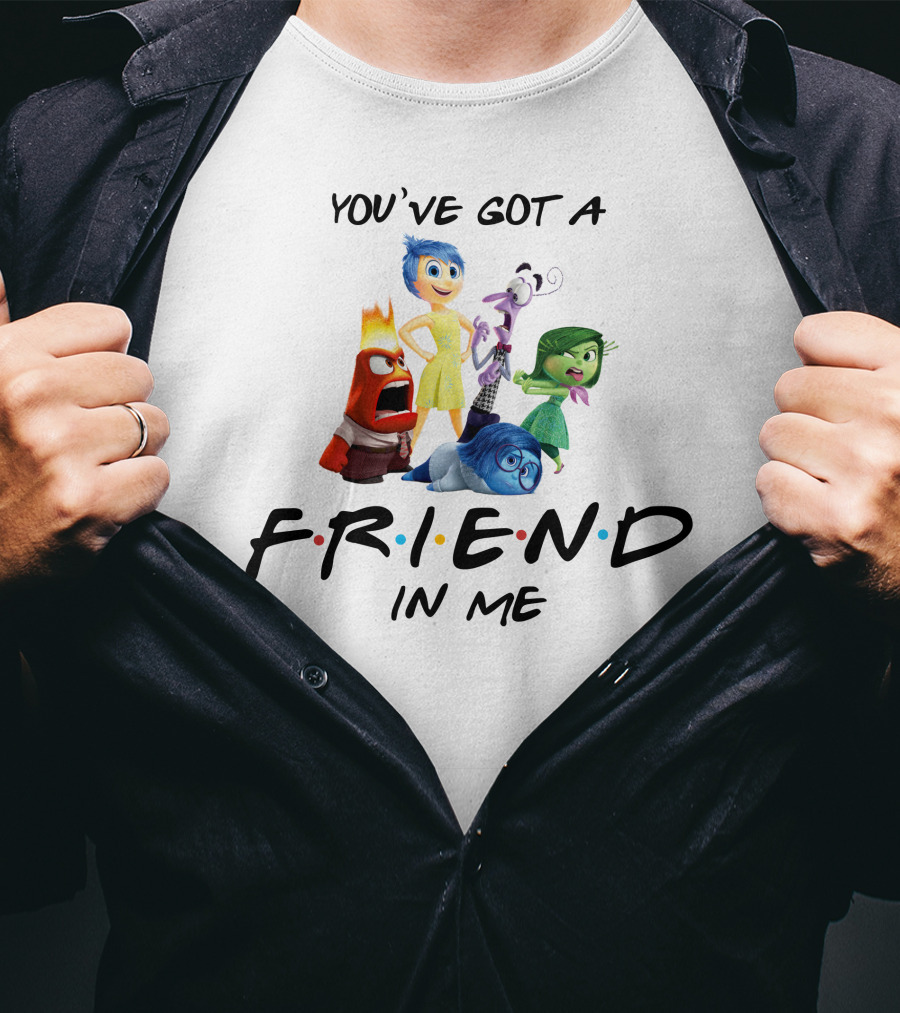 You've Got A Friend IN ME Inside Out Pixar Characters T-Shirt