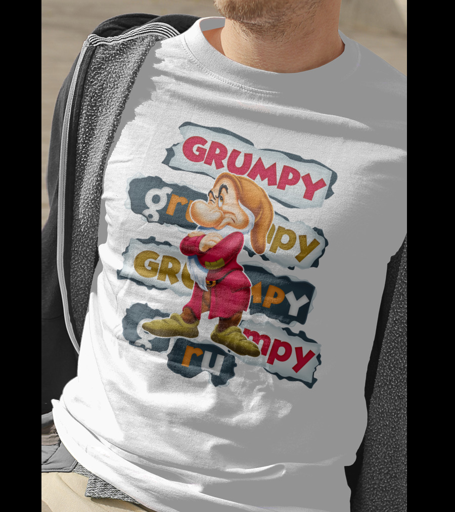 Grumpy Snow White Seven Dwarfs Character Alignment T-Shirt