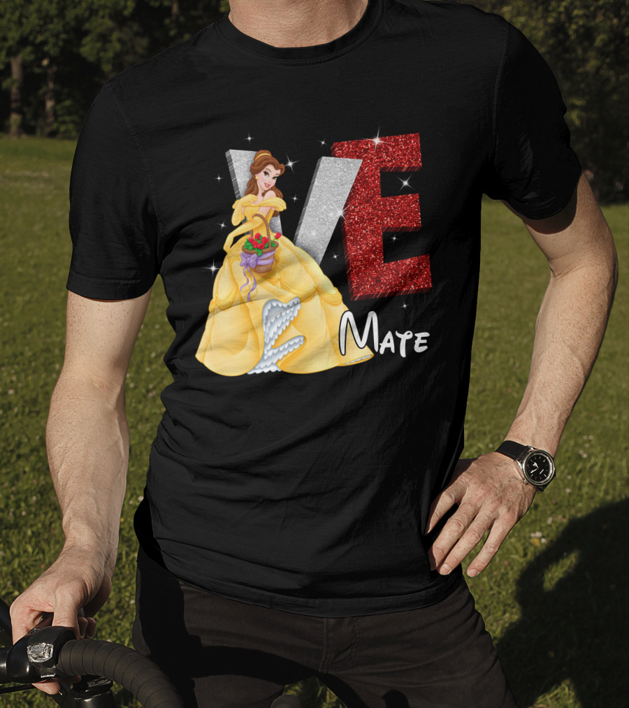 Belle Love Mate Sparkling Princess Theme T-Shirt