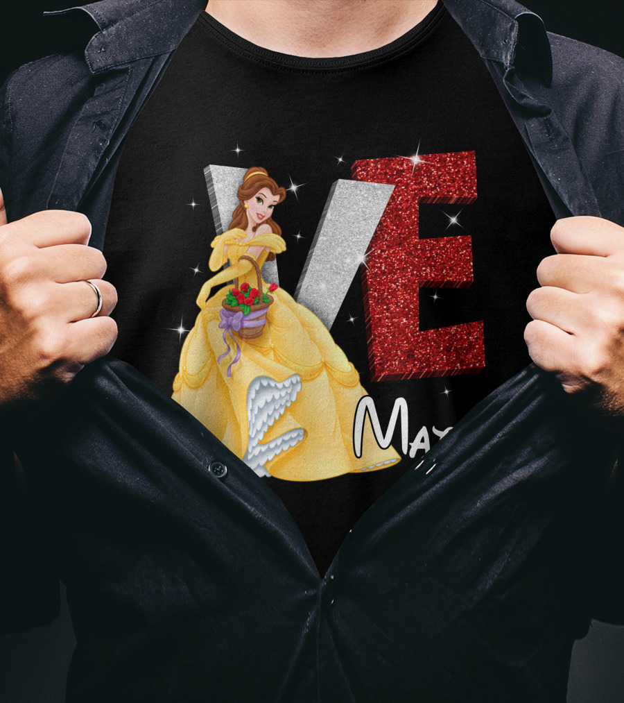 Belle Love Mate Sparkling Princess Theme T-Shirt
