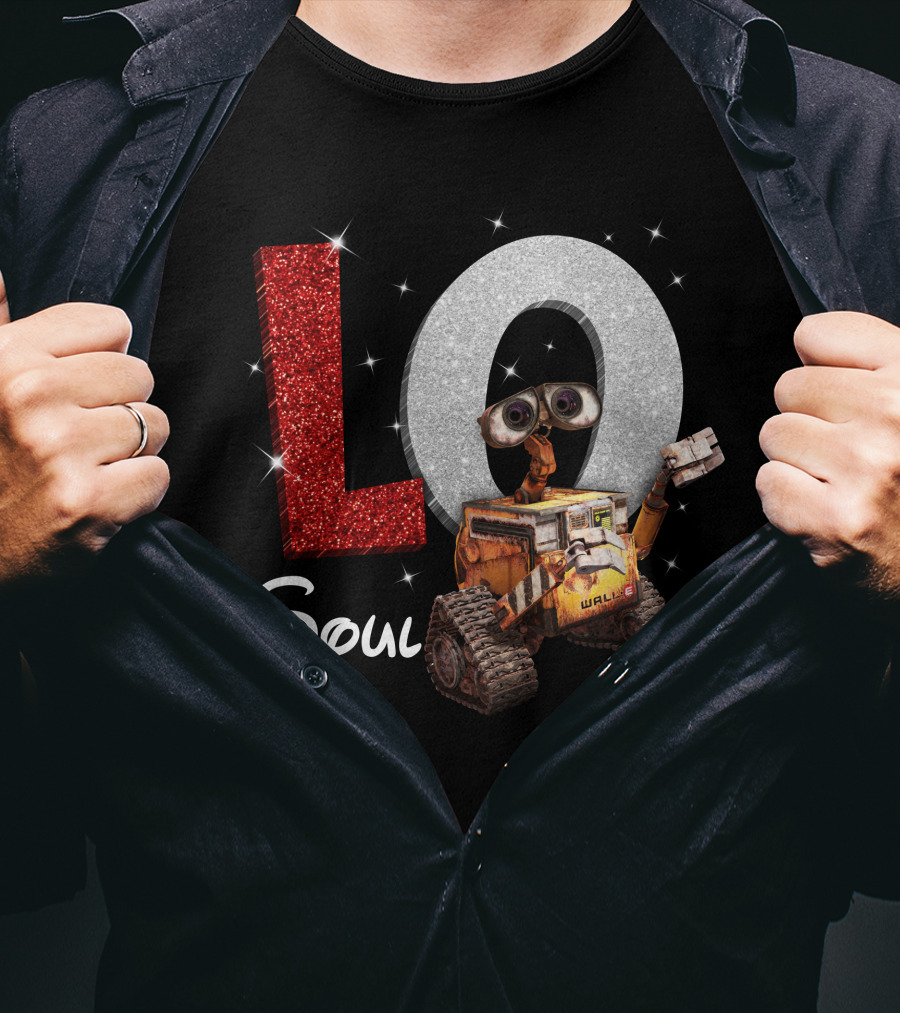 Love Soul Wall-E Pixar Movie Fan T-Shirt