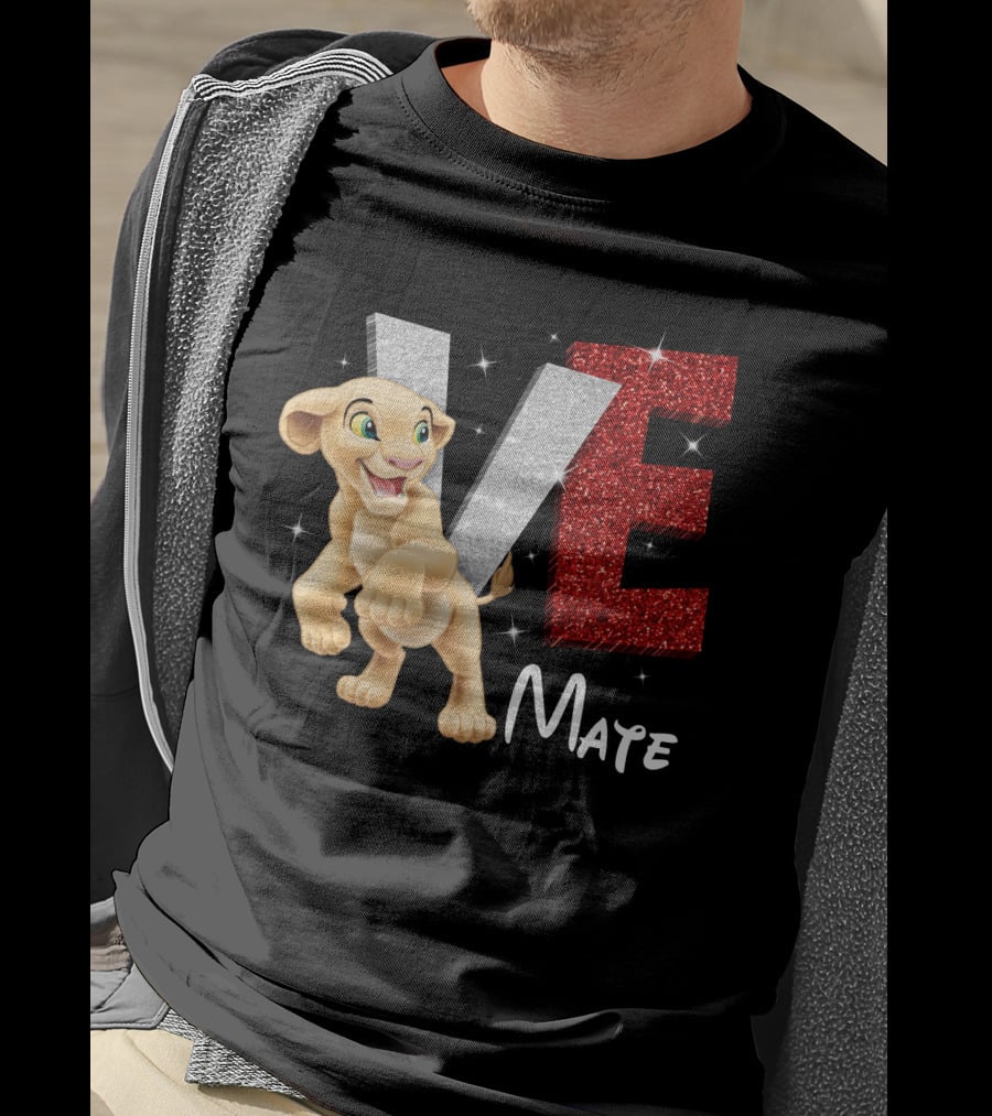 Nala Love Mate Lion Cub Sparkle T-Shirt
