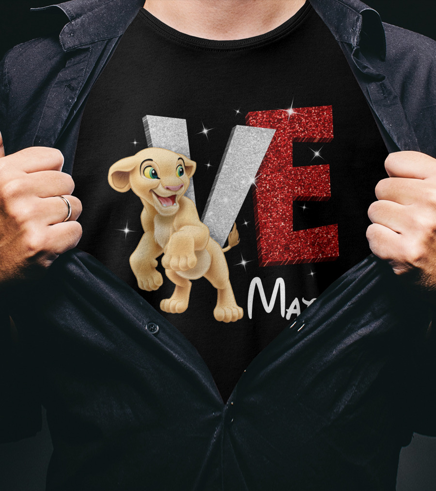 Nala Love Mate Lion Cub Sparkle T-Shirt
