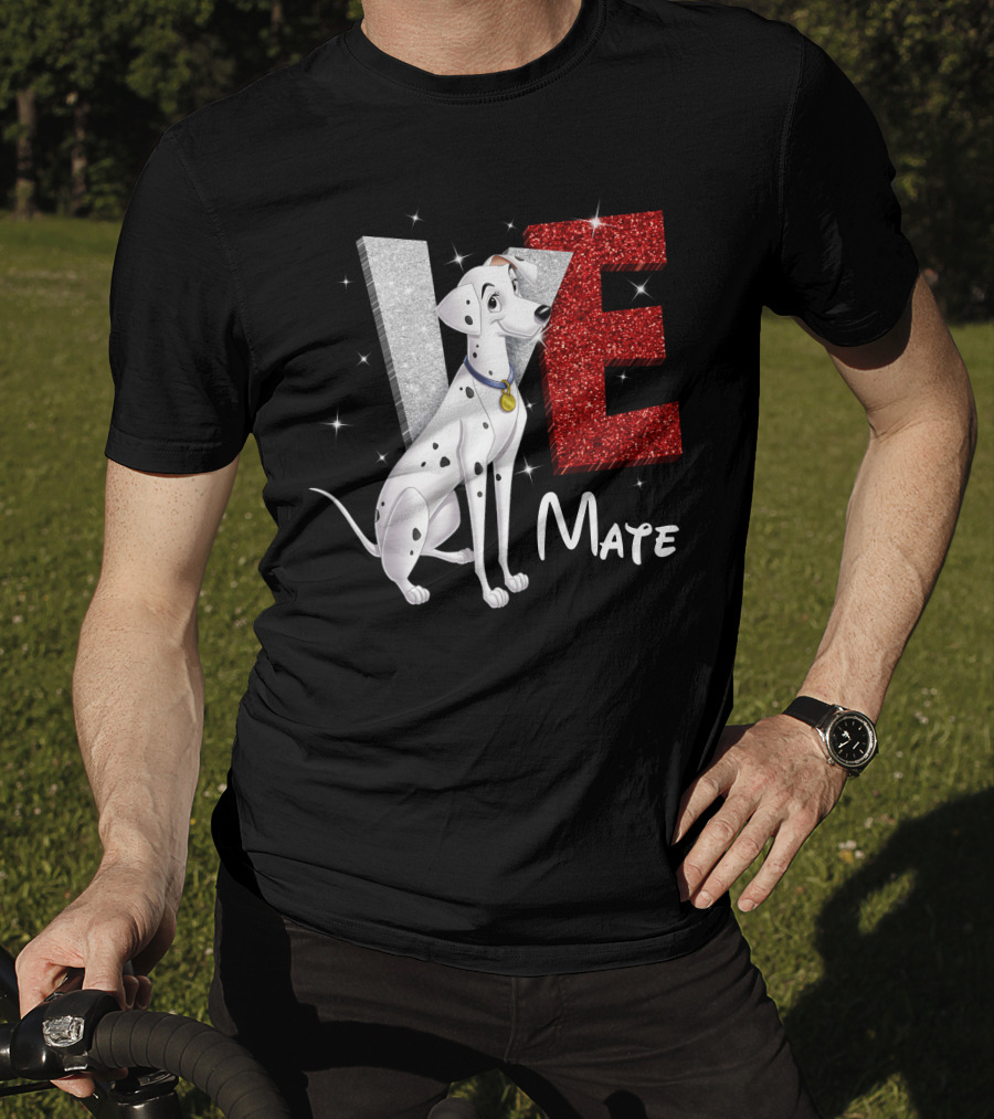 Perdita Love Mate Dalmatian Sparkle T-Shirt