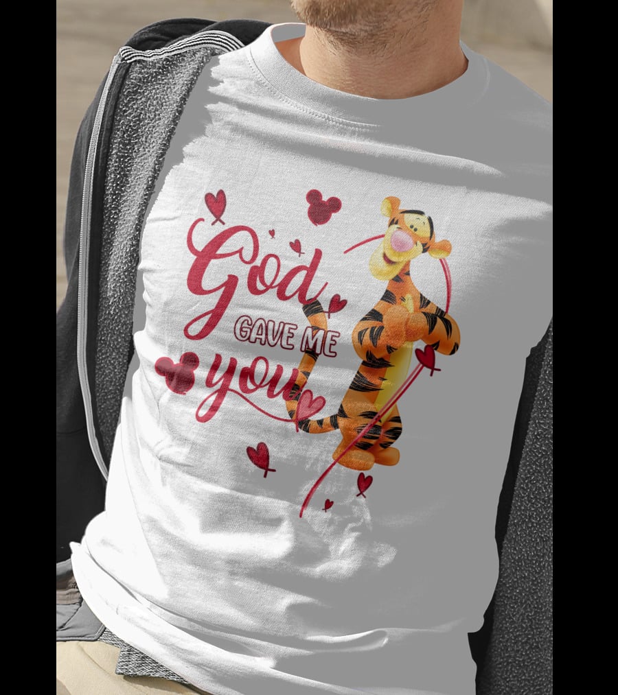God Gave Me You Tigger Hearts Disney T-Shirt