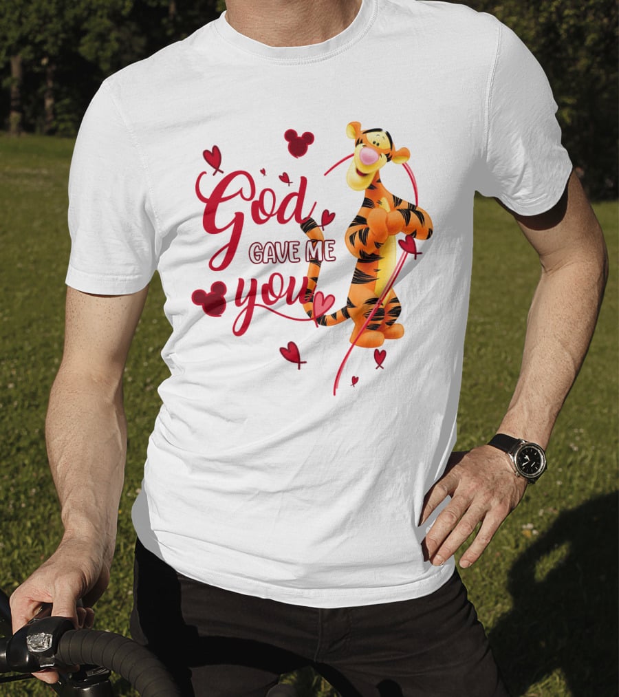 God Gave Me You Tigger Hearts Disney T-Shirt
