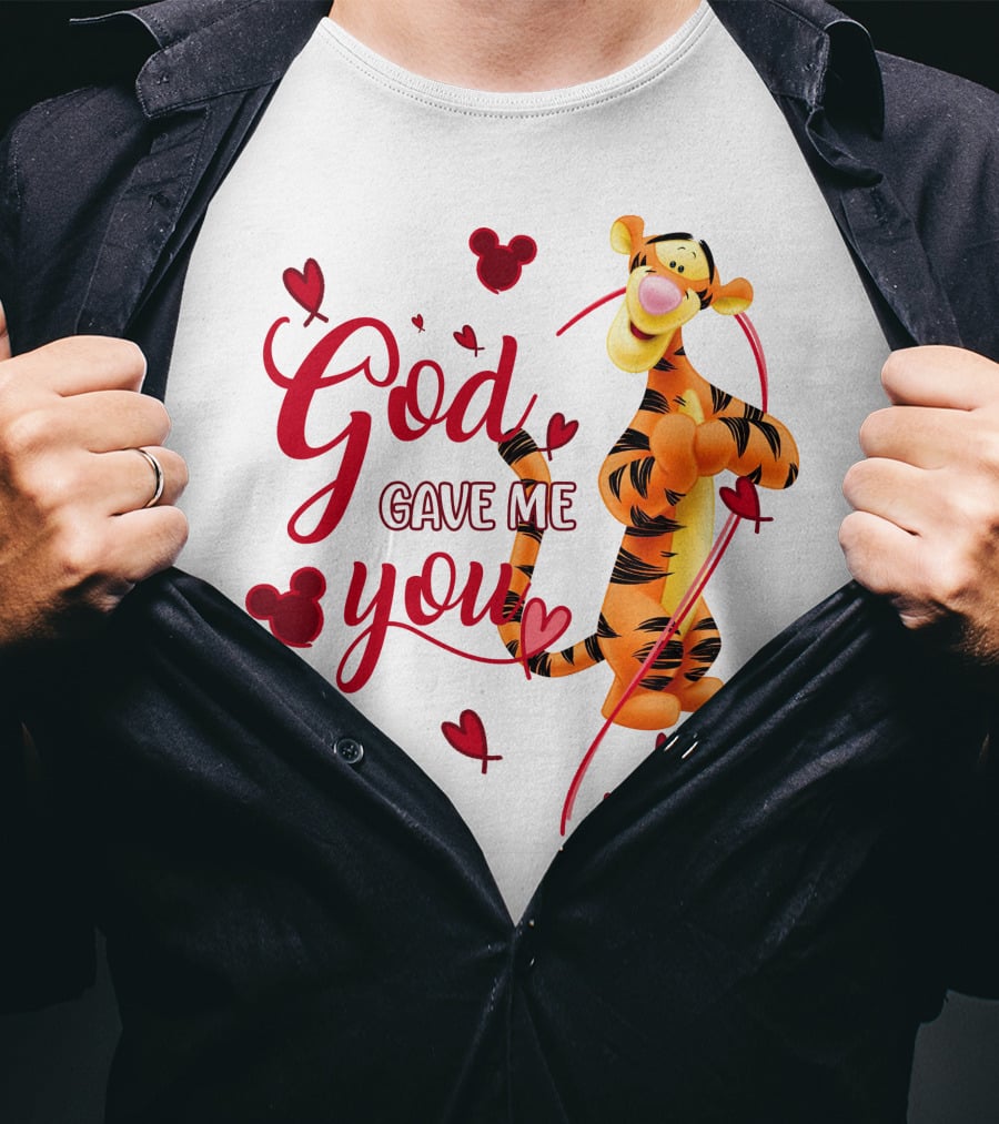 God Gave Me You Tigger Hearts Disney T-Shirt