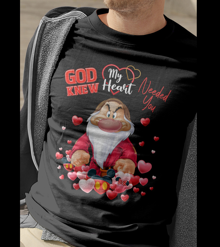 God Knew My Heart Needed You Grumpy Hearts Disney T-Shirt
