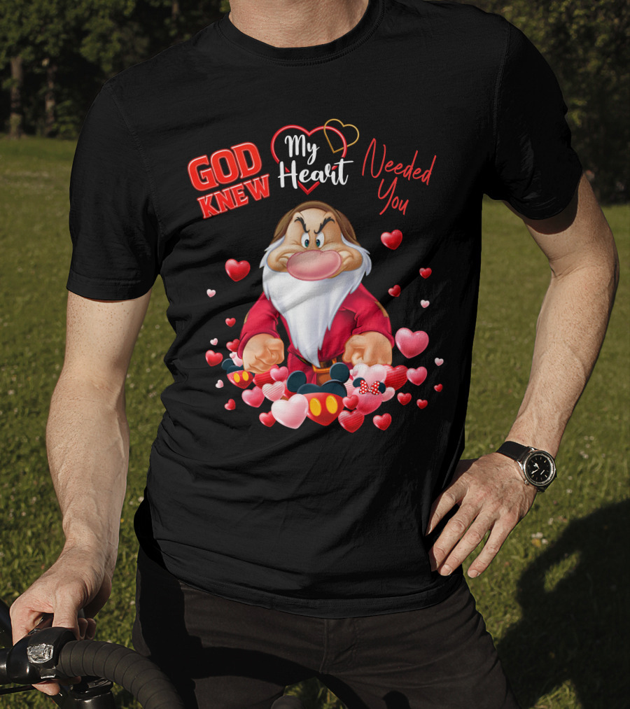 God Knew My Heart Needed You Grumpy Hearts Disney T-Shirt