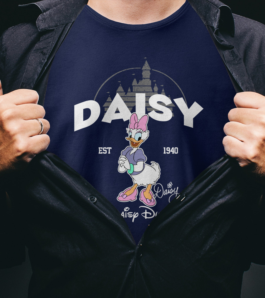 Daisy Duck Est 1940 Disney Character Vintage Style T-Shirt