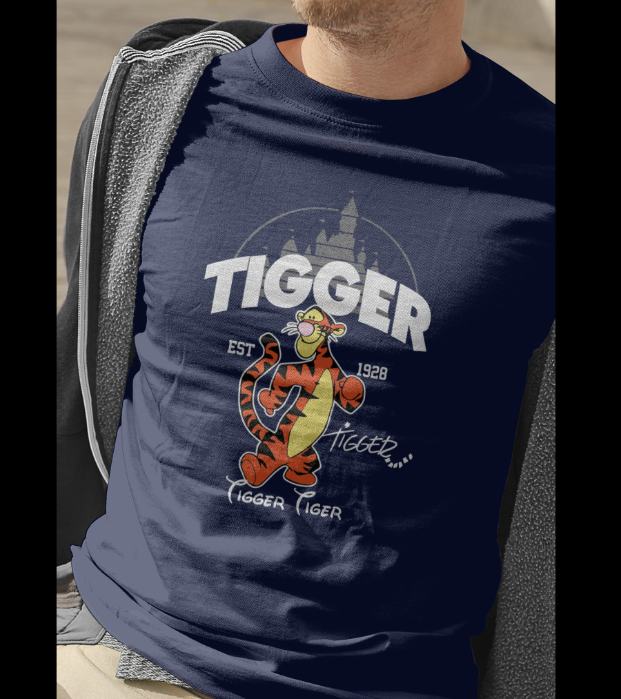 Tigger Tiger Castle Est 1928 T-Shirt