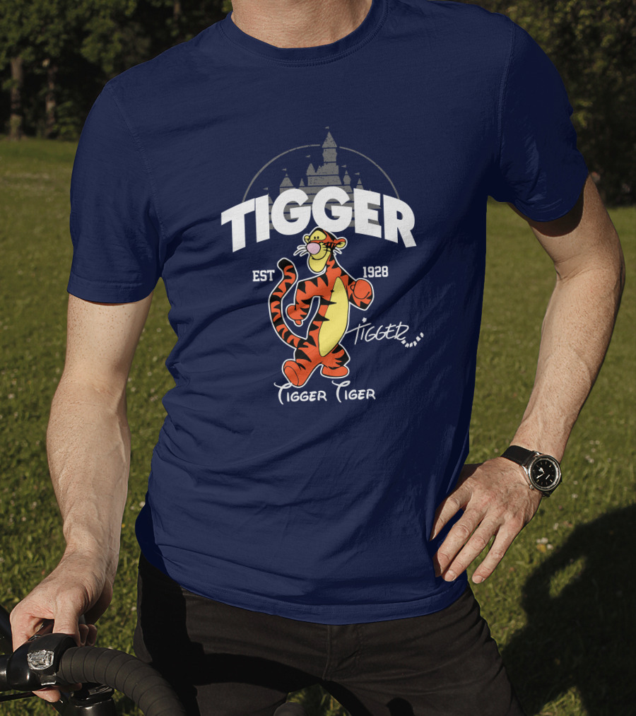Tigger Tiger Castle Est 1928 T-Shirt