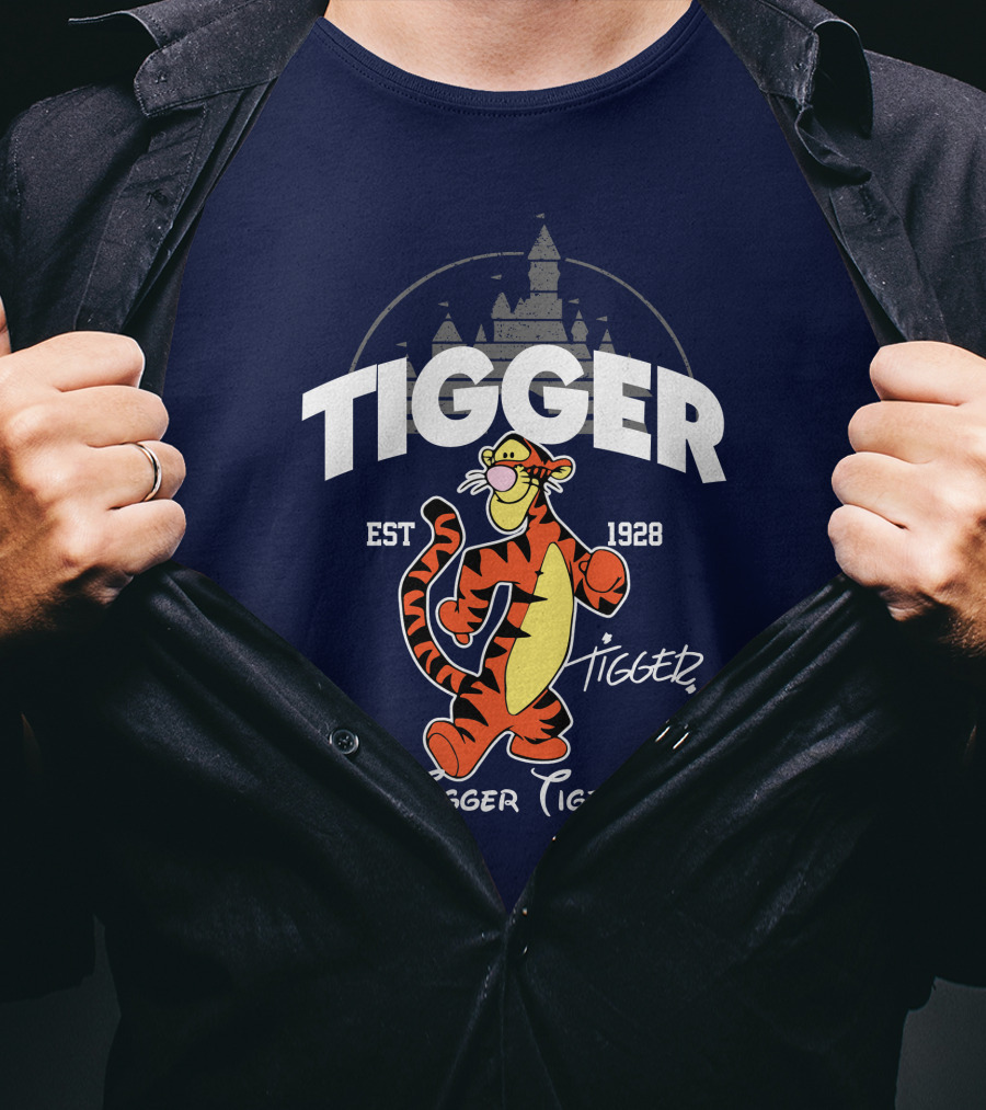 Tigger Tiger Castle Est 1928 T-Shirt
