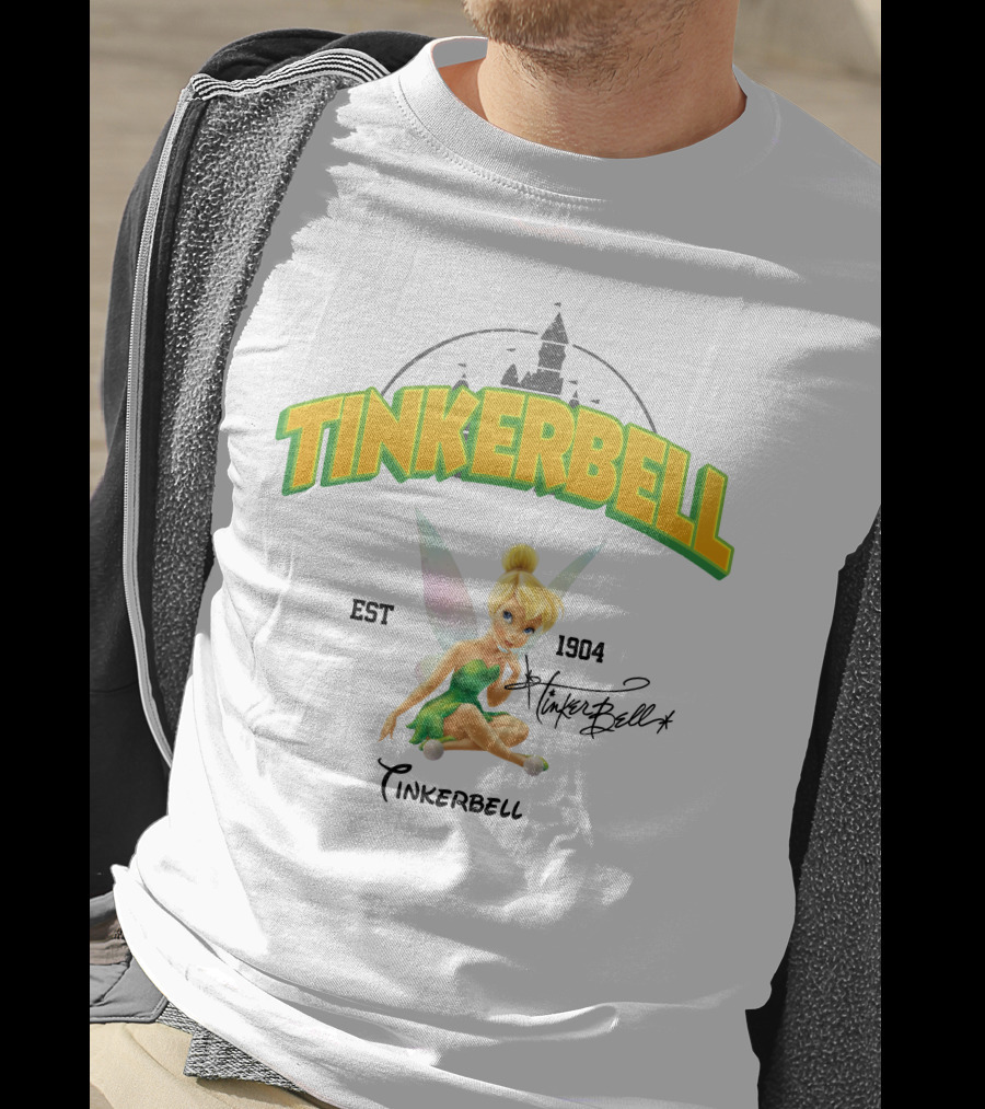Tinkerbell Est 1904 Castle Wings T-Shirt