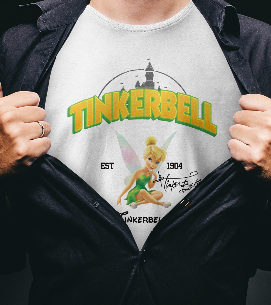 Tinkerbell Est 1904 Castle Wings T-Shirt