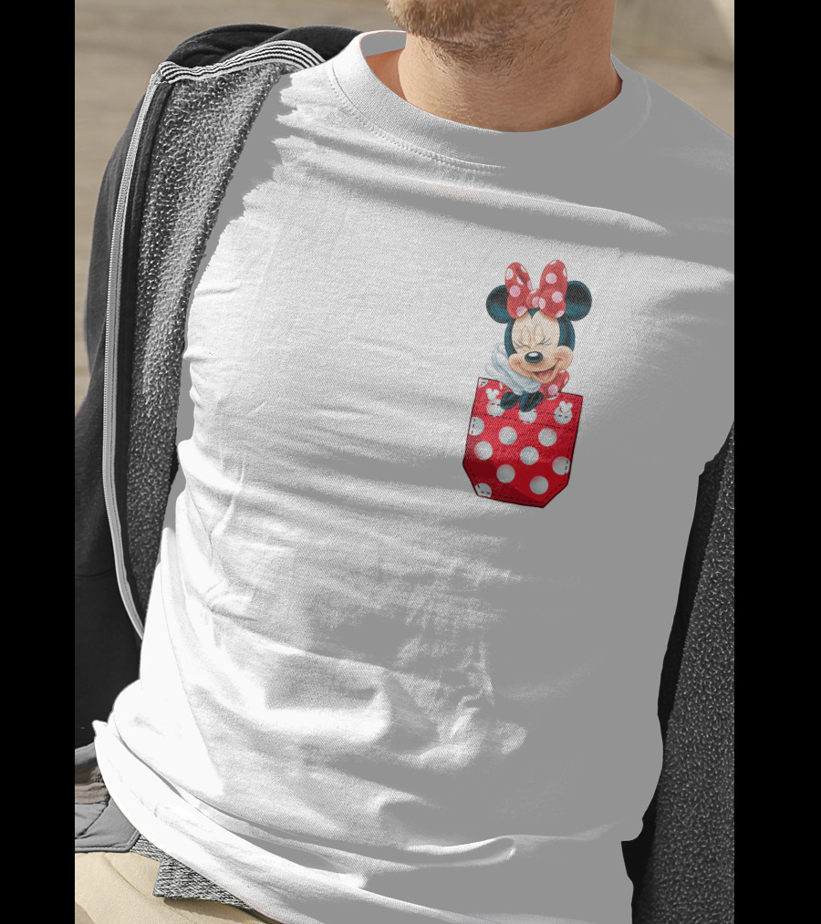 Minnie Mouse Polka Dot Pocket Fun T-Shirt