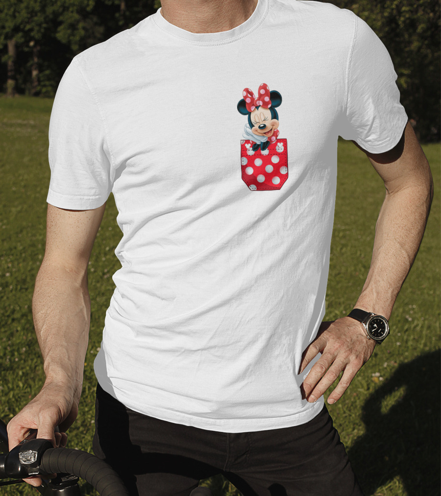 Minnie Mouse Polka Dot Pocket Fun T-Shirt