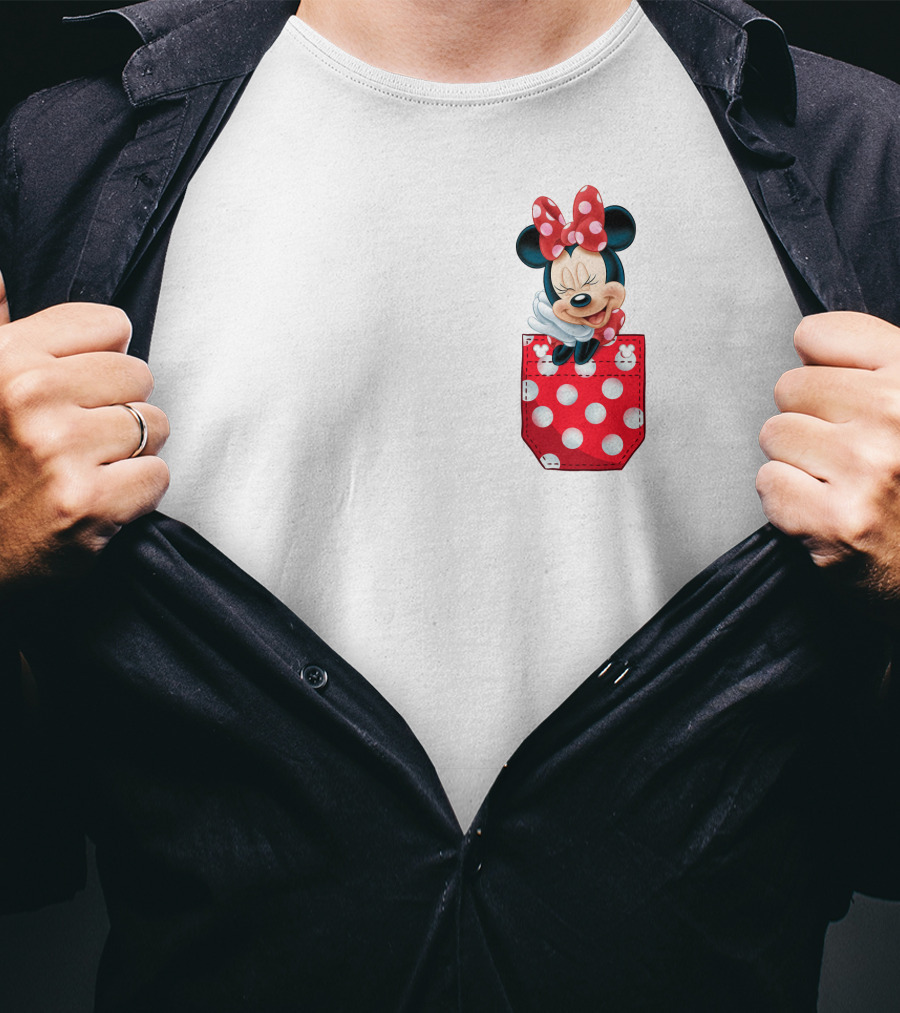 Minnie Mouse Polka Dot Pocket Fun T-Shirt