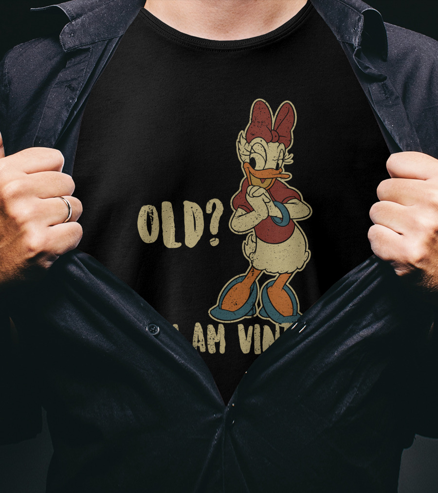 Old? No I Am Vintage Daisy Duck T-Shirt