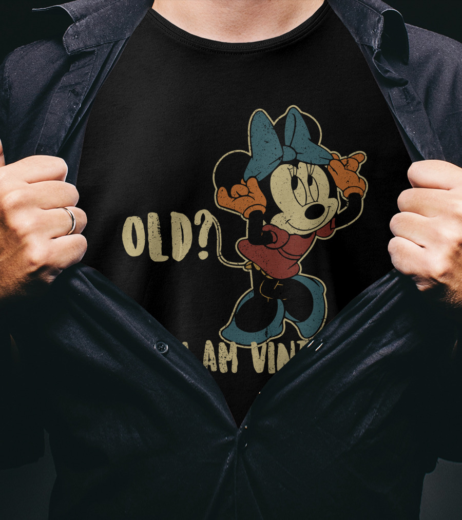 Old? No. I Am Vintage Minnie T-Shirt
