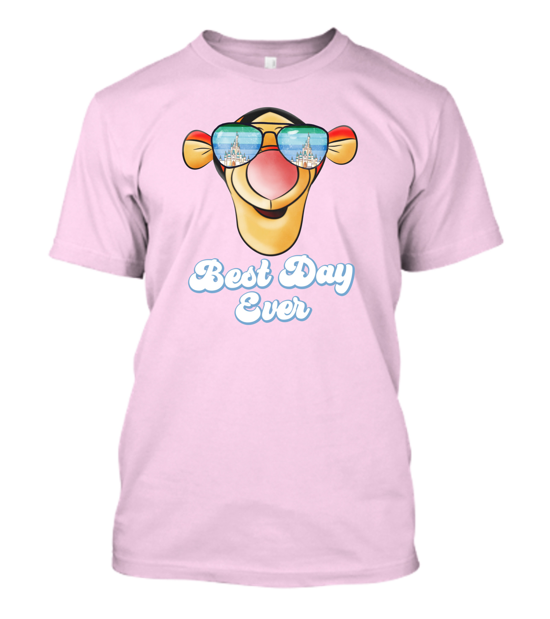 Tigger Best Day Ever Disney Castle Sunglasses T-Shirt