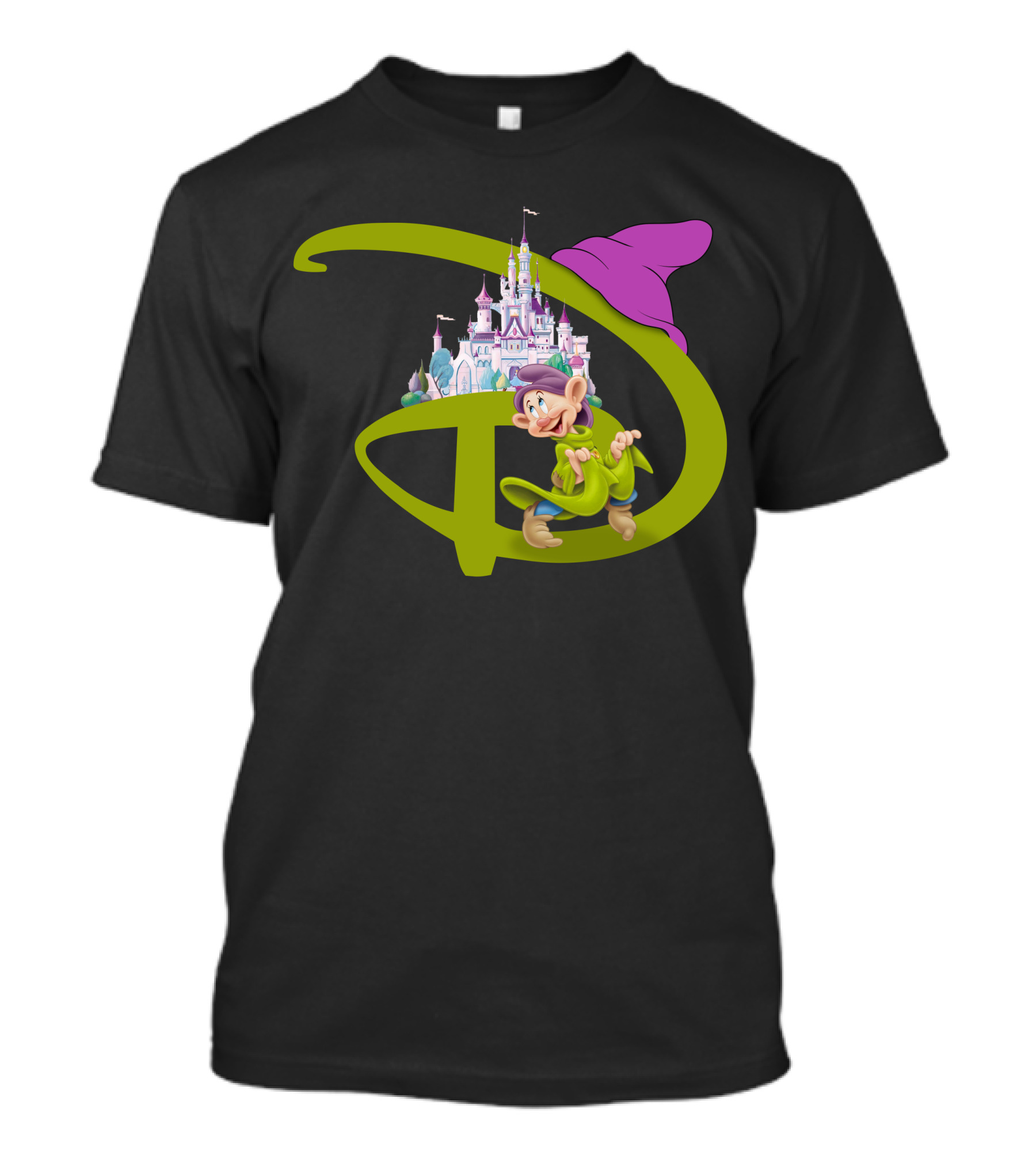 Dopey With Disneyland Castle Disney T-Shirt