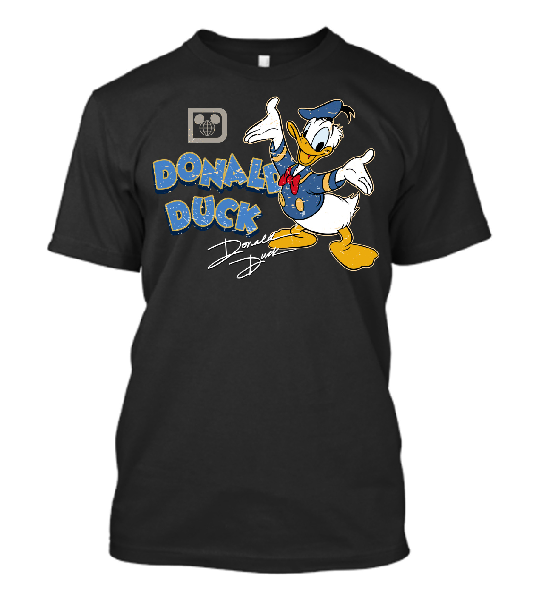 Donald Duck Retro Style Disney Character T-Shirt